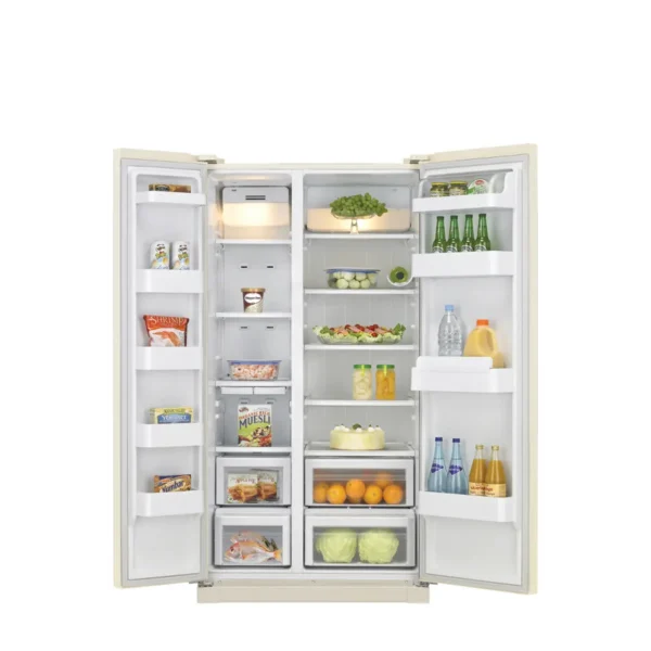Samsung RSA1STVB side-by-side refrigerator Freestanding 440 L Sand