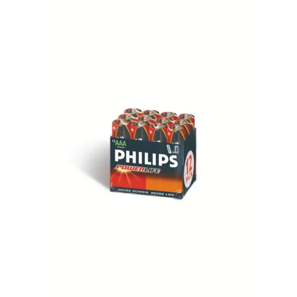 Philips PowerLife LR03PC12D AAA Alkaline Battery