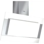 Bosch DWK09M720 cooker hood Wall-mounted Stainless steel, White 760 m³/h