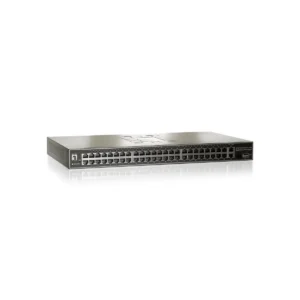 LevelOne 51-Port Fast Ethernet Switch, 2 x Gigabit RJ45, 1 x Gigabit SFP