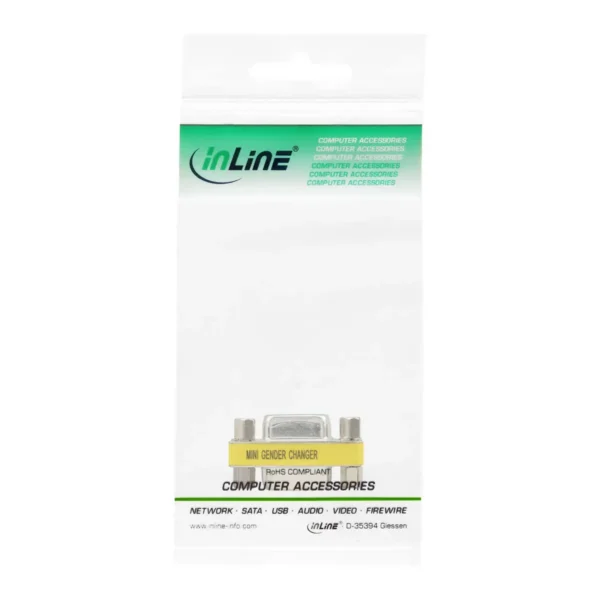 InLine Adapter DB15 HD VGA / S-VGA female / female
