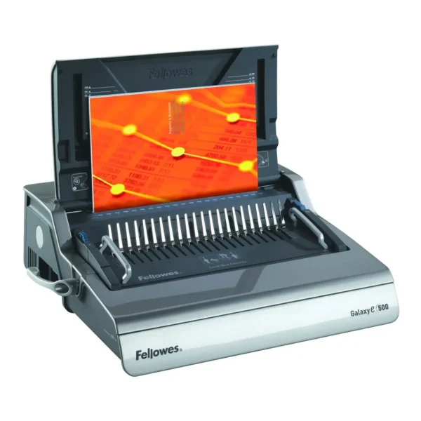 Fellowes Galaxy E Comb Comb binding machine 500 sheets Black, Silver