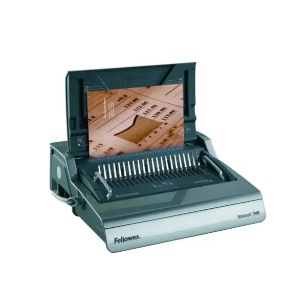 Fellowes Galaxy E Comb Comb binding machine 500 sheets Black, Silver
