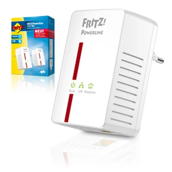 FRITZ! Powerline 500E Set 1000 Mbit/s Ethernet LAN Red, White