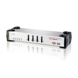 ATEN CS1774C-AT-G KVM switch Black, Grey