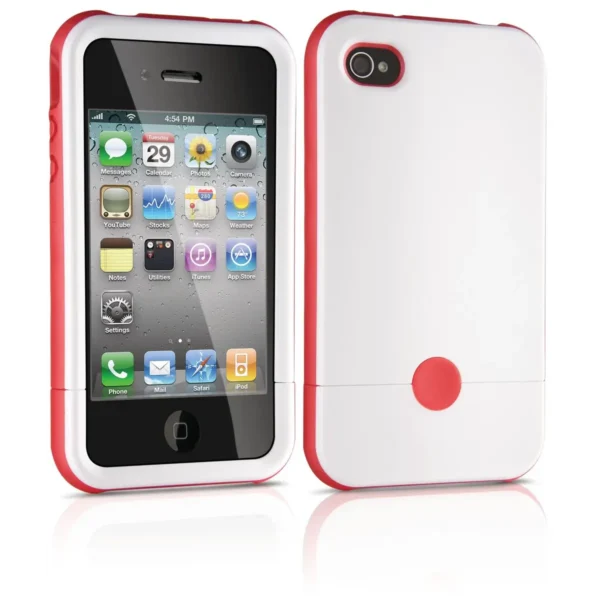 Philips DLM1394/17 MP3/MP4 player case Shell case Red, White Polycarbonate, Rubber