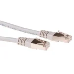 ACT Grey 0.25 meter LSZH SFTP CAT6 patch cable with RJ45 connectors