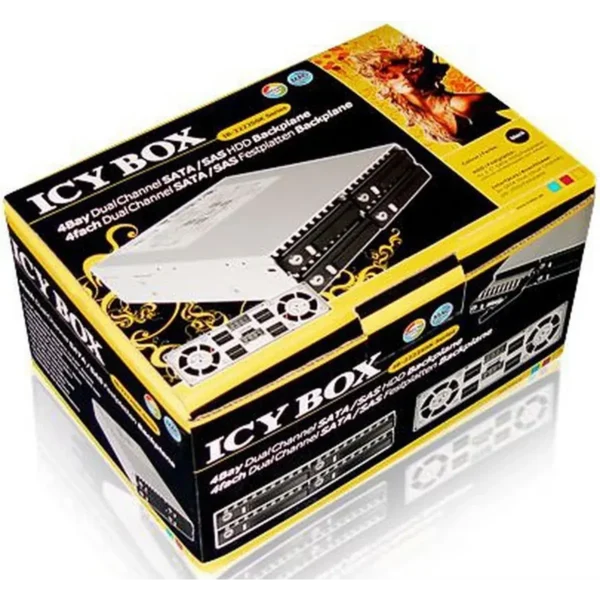 ICY BOX IB-2222SSK 13.3 cm (5.25″) Storage drive tray Black