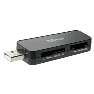 Trust 39-in-1 Mini SIM & Memory CR-1370p card reader Black