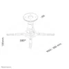 Neomounts BEAMER-C50 Beamer ceiling mount – h 18,5 cm – full motion