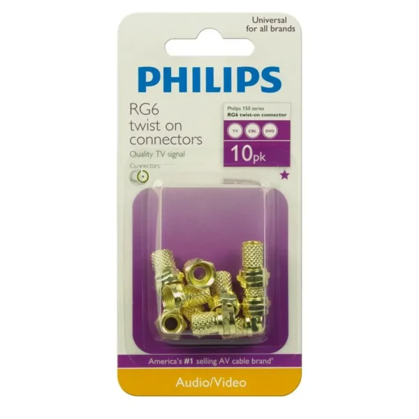 Philips RG6 F connectors SWV2018H/17