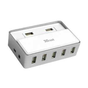 Trust 7 Port USB 2.0 Hub for Mac 480 Mbit/s White
