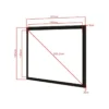 Multibrackets M 1:1 Framed Projection Screen 145×145, 80″