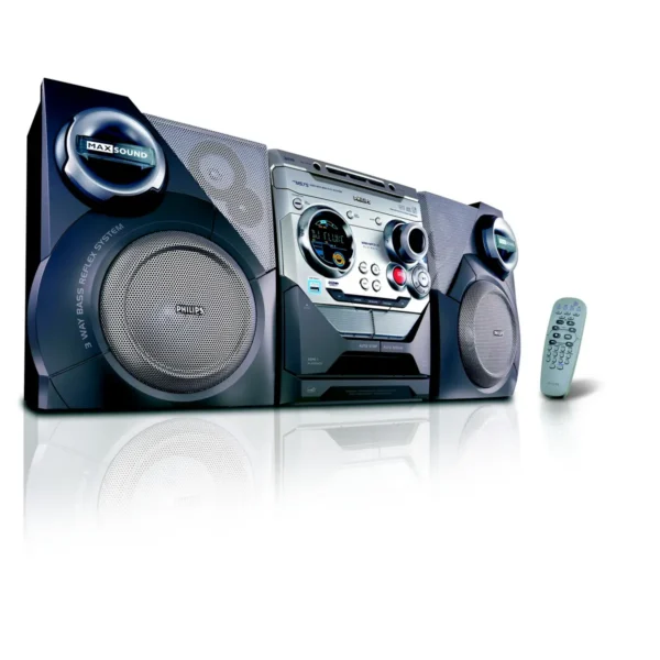 Philips FWM575/37 home audio system Home audio mini system 360 W Black, Grey, Silver