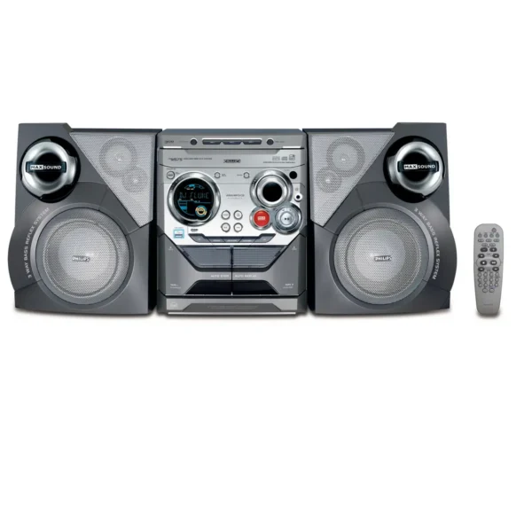 Philips FWM575/37 home audio system Home audio mini system 360 W Black, Grey, Silver