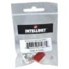 Intellinet Keystone Jack, Cat6, UTP, Punch-down, Red