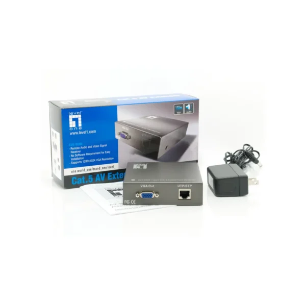 LevelOne Cat.5 Audio/Video Receiver