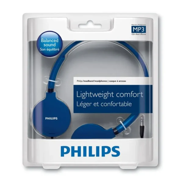 Philips SHL1700BL/28 headphones/headset Wired Head-band Blue