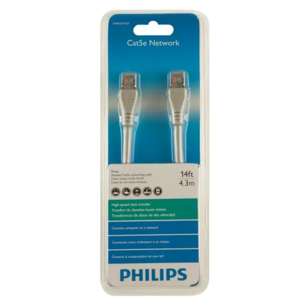 Philips SWN2114/27 networking cable Grey 4 m Cat5e U/FTP (STP)