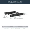 StarTech.com 2U Fixed 19″ Adjustable Depth Universal Server Rack Rails