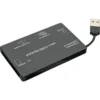 InLine Card Reader USB 2.0 all Cards in one device pocket version black
