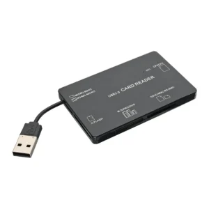InLine Card Reader USB 2.0 all Cards in one device pocket version black