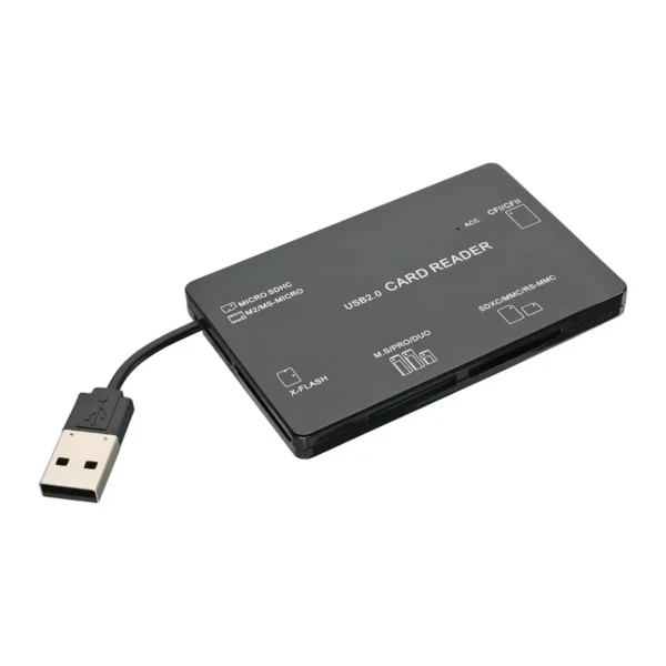 InLine Card Reader USB 2.0 all Cards in one device pocket version black