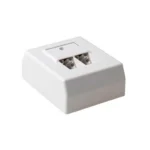 ACT Surface mounted box shielded 2 ports German Style