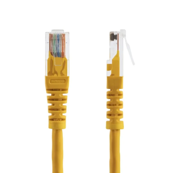 StarTech.com Cat5e Patch Cable with Molded RJ45 Connectors – 10 ft. – Yellow
