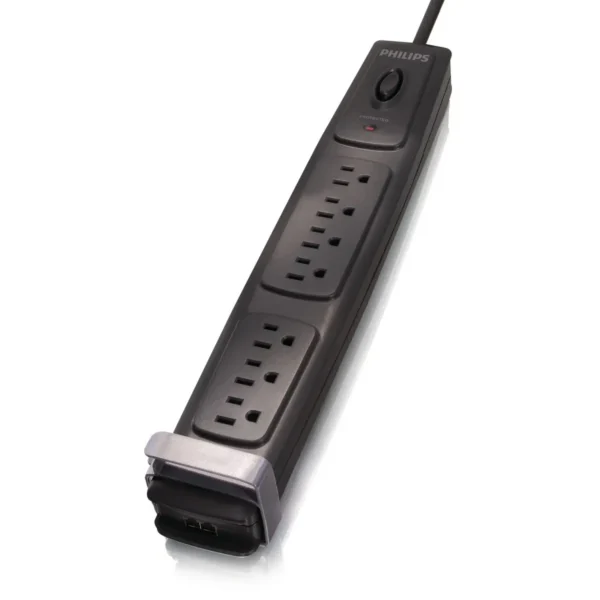 Philips SPP4071A/17 surge protector Black 7 AC outlet(s) 0.9 m