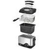 Unold 58615 fryer Single Stand-alone 1200 W Deep fryer Black, Stainless steel