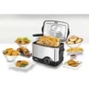 Unold 58615 fryer Single Stand-alone 1200 W Deep fryer Black, Stainless steel