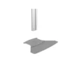 Multibrackets M Public Display Floorstand Base Silver