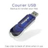 Integral 32GB USB2.0 DRIVE COURIER BLUE