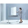 Nobo Classic Steel Magnetic Mobile Board Vertical Pivot 1200x900mm