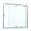 Nobo Classic Steel Magnetic Mobile Board Vertical Pivot 1200x900mm
