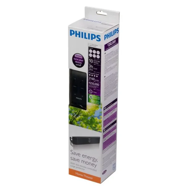 Philips SPP5107F/17 surge protector Black 10 AC outlet(s) 0.9 m