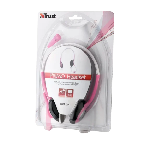 Trust Primo Headset Wired Head-band Gaming Pink