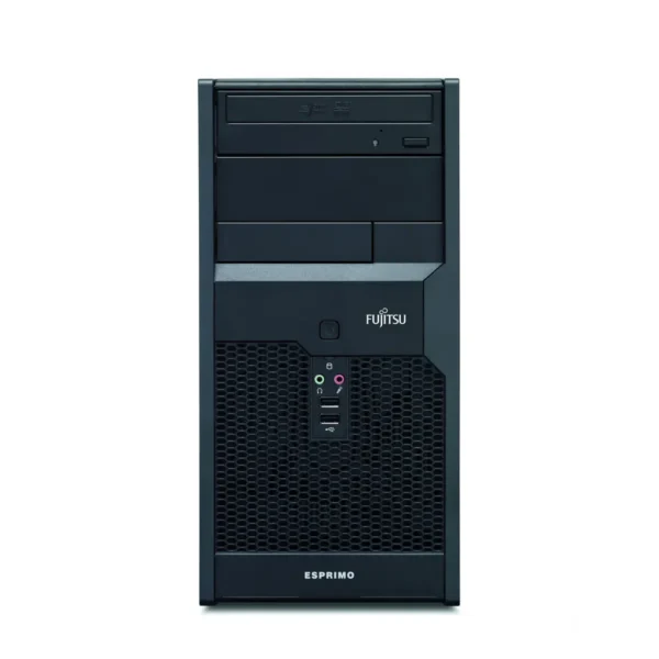 Fujitsu ESPRIMO P3521 Intel® Core™2 Duo E8400 4 GB DDR3-SDRAM 500 GB Intel® GMA 4500 Windows 7 Professional Micro Tower PC Black