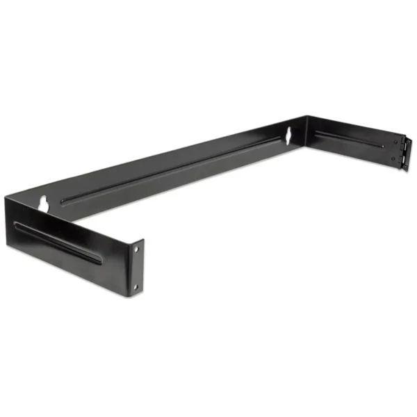 Intellinet 19″ Hinged Wall Bracket, 1U, Black