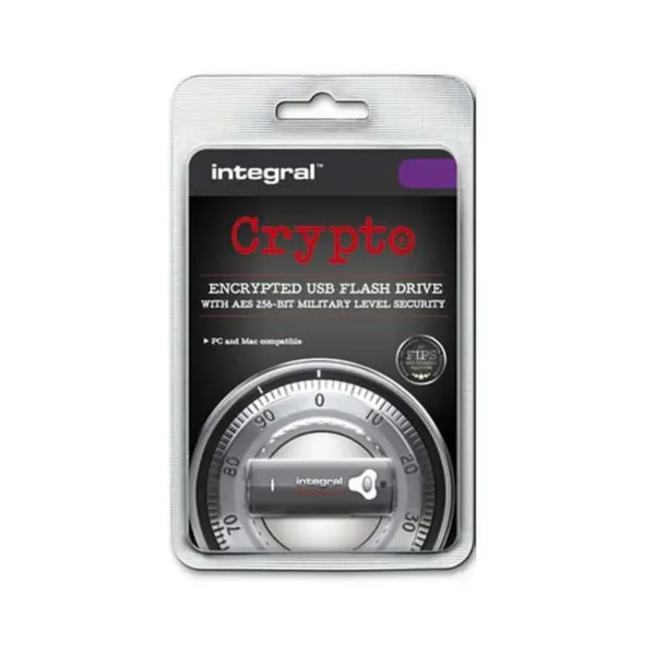 Integral INFD16GCRYPTO197 USB flash drive 16 GB USB Type-A 2.0 Black