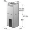Gorenje IDQ4545X cooker hood Island Stainless steel 631 m³/h