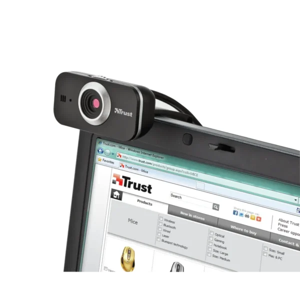 Trust Cuby webcam 640 x 480 pixels Black