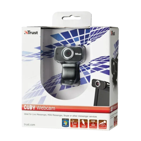 Trust Cuby webcam 640 x 480 pixels Black