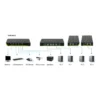 LevelOne 4-Port USB VGA KVM Switch, audio support