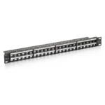 Equip 48-Port Keystone Cat.6 Unshielded Patch Panel, Black