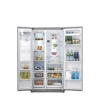 Samsung RSH7UNPN side-by-side refrigerator Freestanding Platinum, Stainless steel