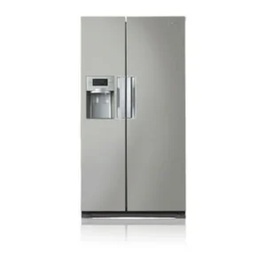 Samsung RSH7UNPN side-by-side refrigerator Freestanding Platinum, Stainless steel