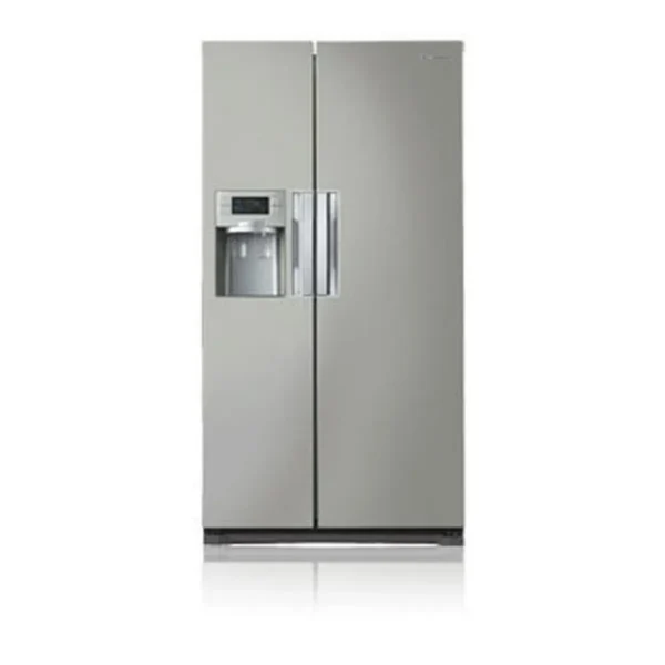 Samsung RSH7UNPN side-by-side refrigerator Freestanding Platinum, Stainless steel