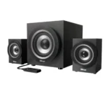 Trust SoundForce M-100 2.1 speaker set Black 2.1 channels